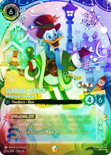 Scrooge McDuck (Inkwash Foil) | Ravensburger - Con T de Tlacuache - Ravensburger