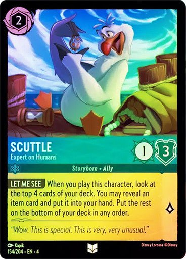 Scuttle - Expert on Humans ( Cold Foil ) | Ravesburger - Con T de Tlacuache - Ravensburger