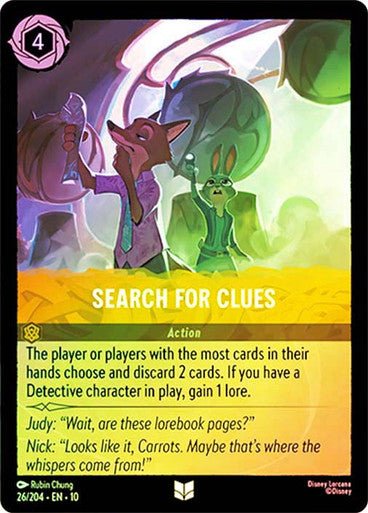 Search For Clues (Cold Foil) - Con T de Tlacuache - Ravensburger