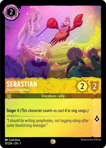 Sebastian - Court Composer ( Cold Foil ) - Con T de Tlacuache - Ravensburger