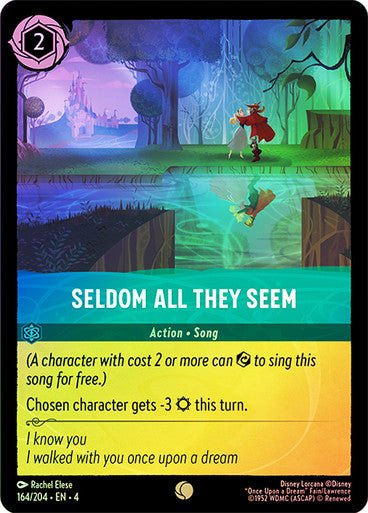 Seldom All They Seem ( Cold Foil ) | Ravesburger - Con T de Tlacuache - Ravensburger