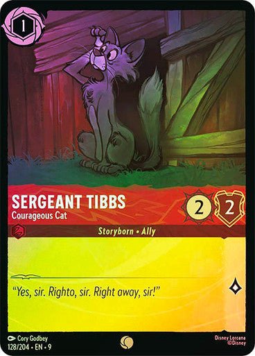 Sergeant Tibbs (Cold Foil) - Con T de Tlacuache - Ravensburger