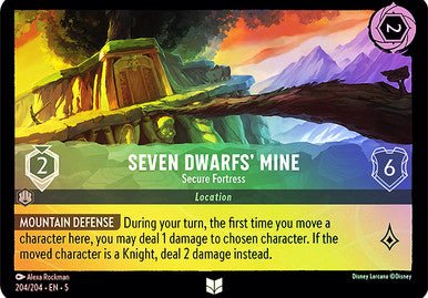 Seven Dwarfs' Mine - Secure Fortress (Cold Foil ) - Con T de Tlacuache - Ravensburger