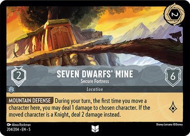 Seven Dwarfs' Mine - Secure Fortress (Non - foil ) - Con T de Tlacuache - Ravensburger