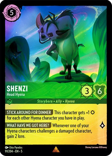 Shenzi - Head Hyena (Cold Foil ) - Con T de Tlacuache - Ravensburger