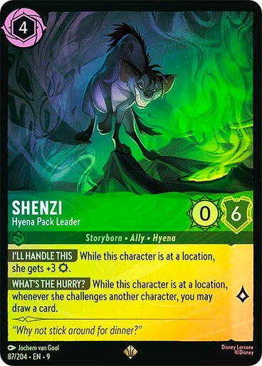 Shenzi - Hyena Pack Leader (Cold Foil) - Con T de Tlacuache - Ravensburger