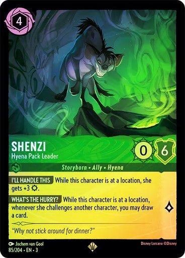 Shenzi - Hyena Pack Leader (Cold Foil) - Con T de Tlacuache - Ravensburger