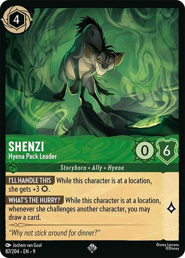 Shenzi - Hyena Pack Leader (Non - foil) - Con T de Tlacuache - Ravensburger