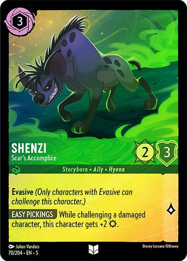 Shenzi - Scar's Accomplice (Cold Foil ) - Con T de Tlacuache - Ravensburger