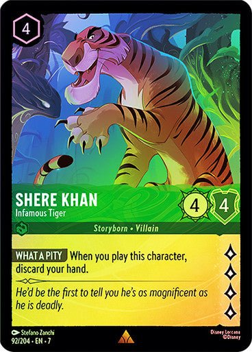 Shere Khan - Infamous Tiger (Cold Foil) - Con T de Tlacuache - Ravensburger