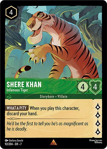 Shere Khan - Infamous Tiger (Non - foil) - Con T de Tlacuache - Ravensburger
