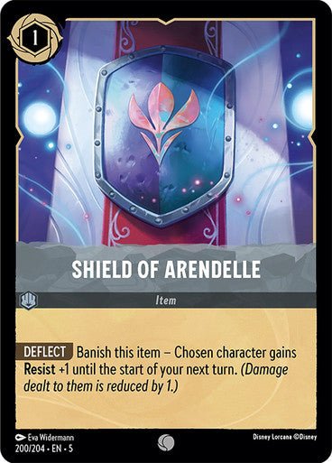 Shield of Arendelle (Non - foil ) - Con T de Tlacuache - Ravensburger