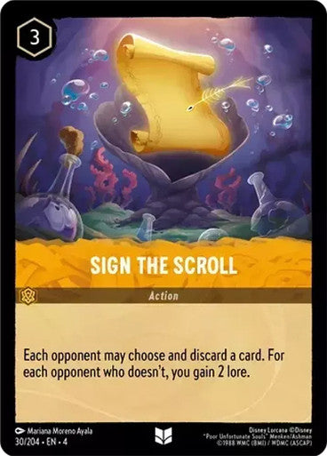 Sign the Scroll ( Non-foil ) | Ravesburger