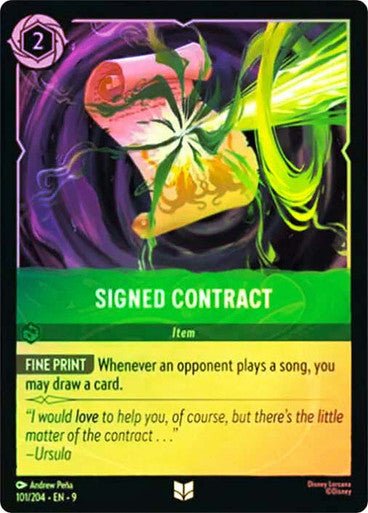 Signed Contract (Cold Foil) - Con T de Tlacuache - Ravensburger