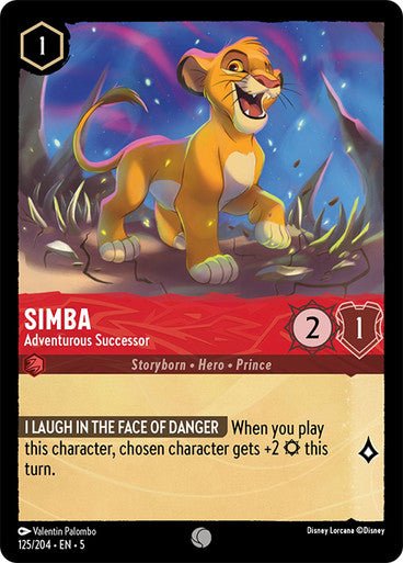 Simba - Adventurous Successor (Non - foil ) - Con T de Tlacuache - Ravensburger