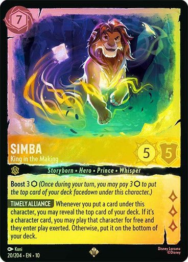 Simba (Cold Foil) - Con T de Tlacuache - Ravensburger