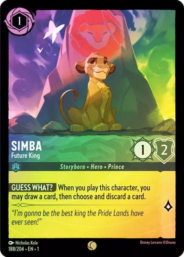 Simba - Future King ( Cold Foil ) - Con T de Tlacuache - Ravensburger