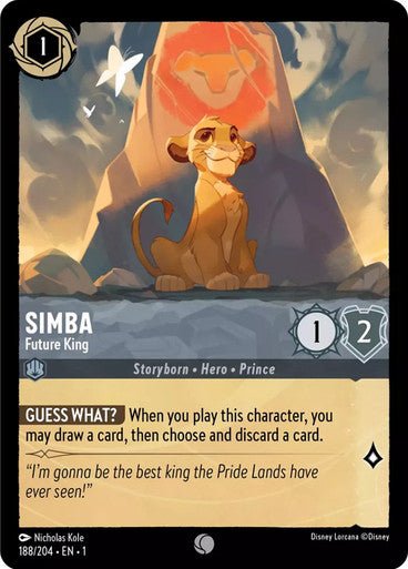 Simba - Future King ( Non - foil ) - Con T de Tlacuache - Ravensburger