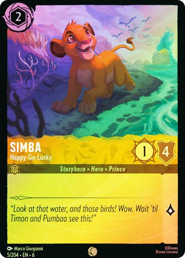 Simba - Happy - Go - Lucky ( Cold Foil ) - Con T de Tlacuache - Ravensburger