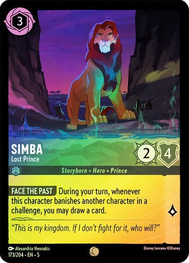 Simba - Lost Prince (Cold Foil ) - Con T de Tlacuache - Ravensburger