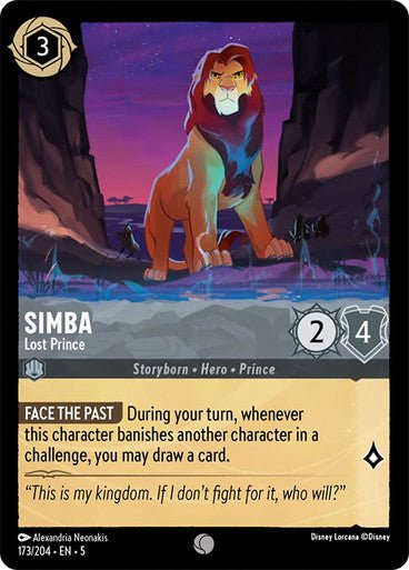 Simba - Lost Prince (Non - foil ) - Con T de Tlacuache - Ravensburger