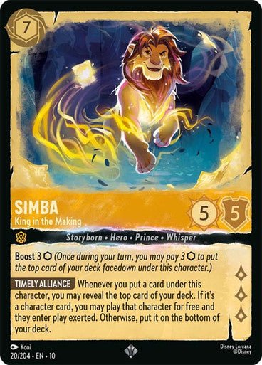 Simba (Non - foil) - Con T de Tlacuache - Ravensburger
