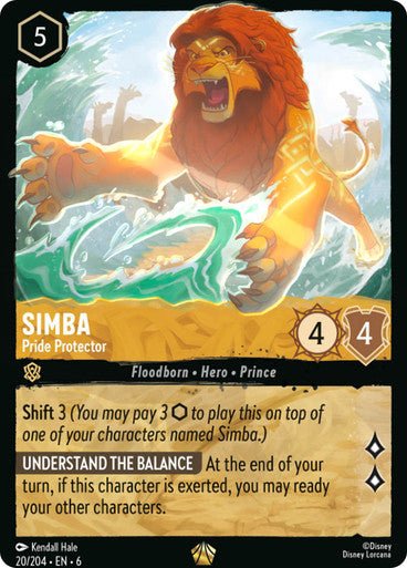 Simba - Pride Protector ( Non - foil ) - Con T de Tlacuache - Ravensburger