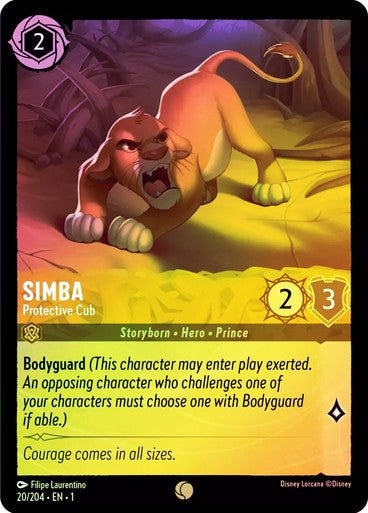 Simba - Protective Cub ( Cold Foil ) - Con T de Tlacuache - Ravensburger
