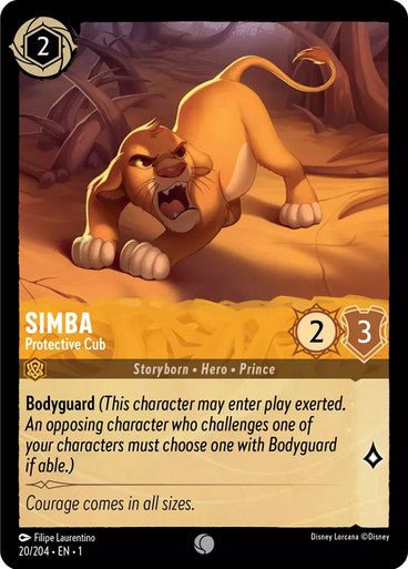Simba - Protective Cub ( Non - foil ) - Con T de Tlacuache - Ravensburger