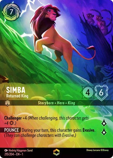 Simba - Returned King ( Inkwash Foil ) - Con T de Tlacuache - Ravensburger