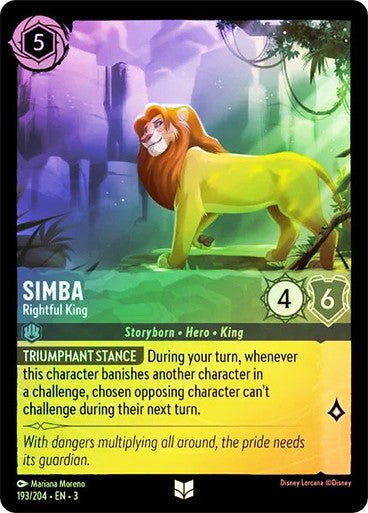 Simba - Rightful King (Cold Foil) - Con T de Tlacuache - Ravensburger