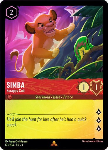 Simba - Scrappy Cub (Cold Foil) - Con T de Tlacuache - Ravensburger