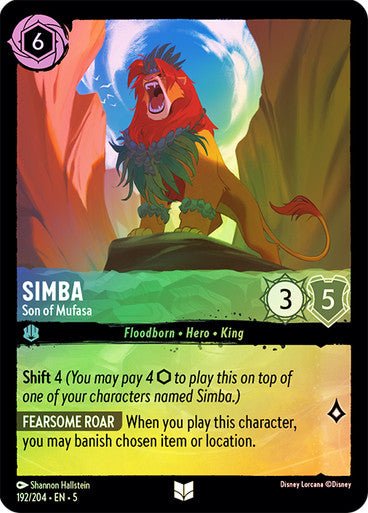 Simba - Son of Mufasa (Cold Foil ) - Con T de Tlacuache - Ravensburger