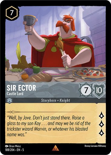 Sir Ector - Castle Lord (Non - foil ) - Con T de Tlacuache - Ravensburger