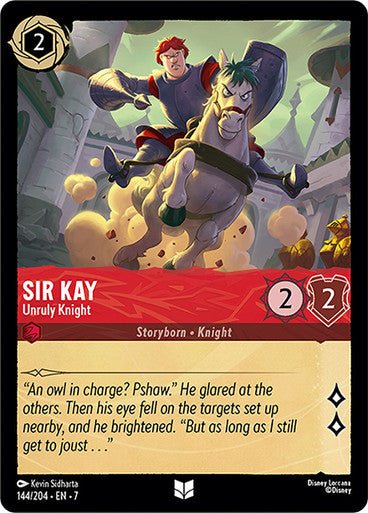 Sir Kay - Unruly Knight (Non - foil) - Con T de Tlacuache - Ravensburger