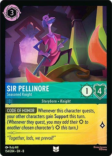 Sir Pellinore - Seasoned Knight (Cold Foil) - Con T de Tlacuache - Ravensburger