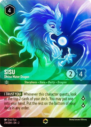 Sisu - Divine Water Dragon (Inkwash Foil) - Con T de Tlacuache - Ravensburger