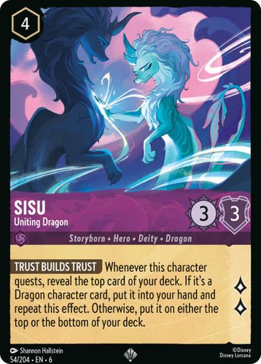 Sisu - Uniting Dragon ( Non - foil ) - Con T de Tlacuache - Ravensburger