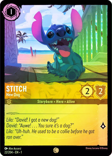 Stitch - New Dog ( Cold Foil )