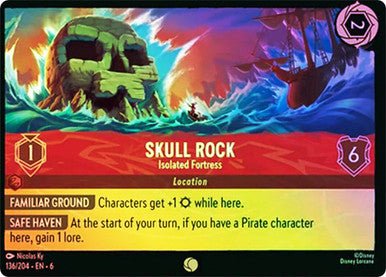 Skull Rock - Isolated Fortress ( Cold Foil ) - Con T de Tlacuache - Ravensburger