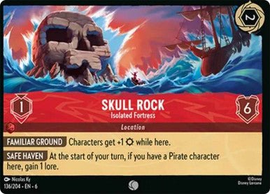 Skull Rock - Isolated Fortress ( Non - foil ) - Con T de Tlacuache - Ravensburger