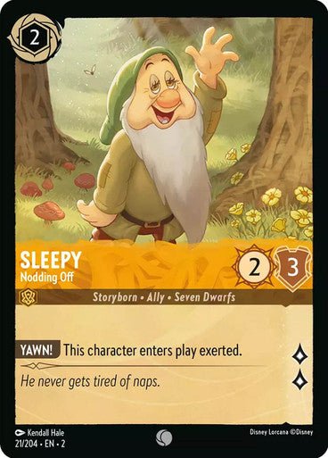 Sleepy - Nodding Off (Non - foil) - Con T de Tlacuache - Ravensburger