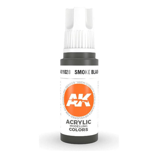 Smoke Black 17Ml | Ak Interactive - Con T de Tlacuache - AK Interactive
