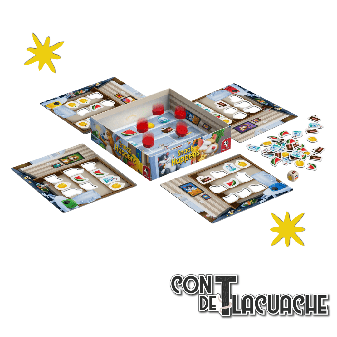 Snack Happens | Pegasus Spiele - Con T de Tlacuache - Pegasus Spiele