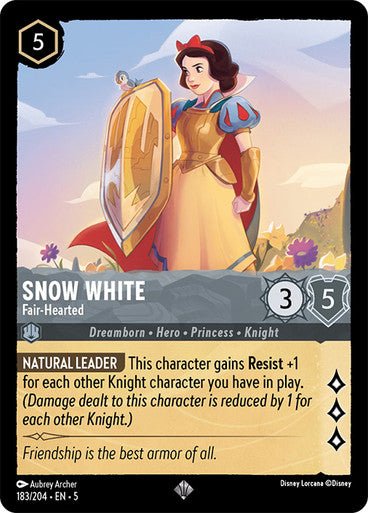 Snow White - Fair - Hearted (Non - foil ) - Con T de Tlacuache - Ravensburger