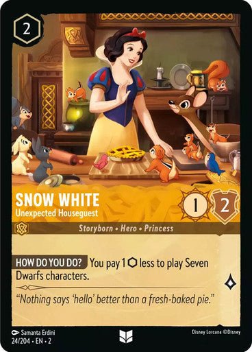 Snow White - Unexpected Houseguest (Non - foil) - Con T de Tlacuache - Ravensburger