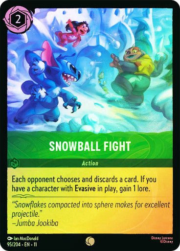 Snowball Fight (Cold Foil) | Ravensburger - Con T de Tlacuache - Ravensburger