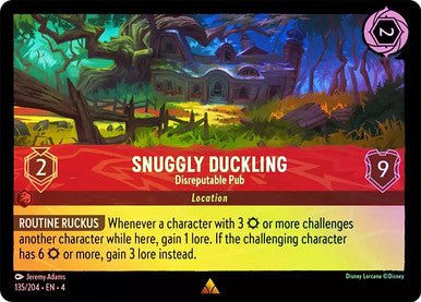 Snuggly Duckling - Disreputable Pub ( Cold Foil ) | Ravesburger - Con T de Tlacuache - Ravensburger