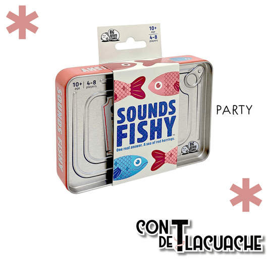 Sounds Fishy Travel Tin | Big Potato Games - Con T de Tlacuache - Big Potato Games