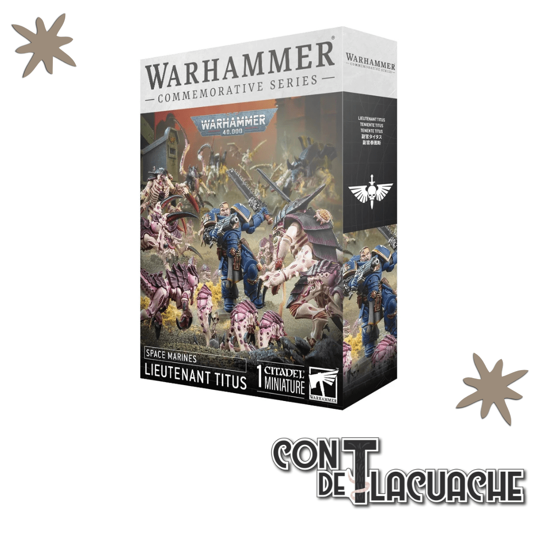 Space Marines 2: Lieutenant Titus - Warhammer: Commerative Series | Games Workshop - Con T de Tlacuache - Games Workshop